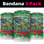 New Zealand Kea Bird Christmas Neck Gaiter Maori Inspired Knitted Patterns