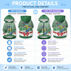New Zealand Kea Bird Christmas Pet Hoodie Maori Inspired Knitted Patterns