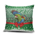 New Zealand Kea Bird Christmas Pillow Cover Maori Inspired Knitted Patterns