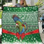 New Zealand Kea Bird Christmas Quilt Maori Inspired Knitted Patterns