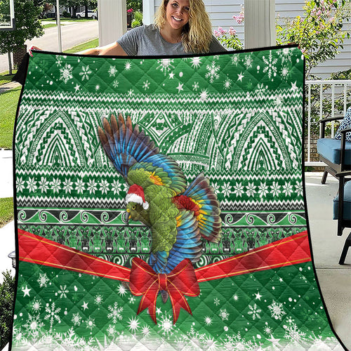 New Zealand Kea Bird Christmas Quilt Maori Inspired Knitted Patterns