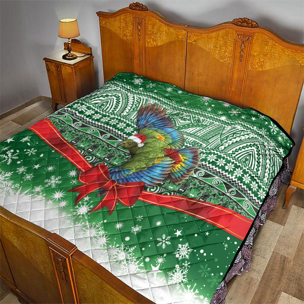 New Zealand Kea Bird Christmas Quilt Maori Inspired Knitted Patterns