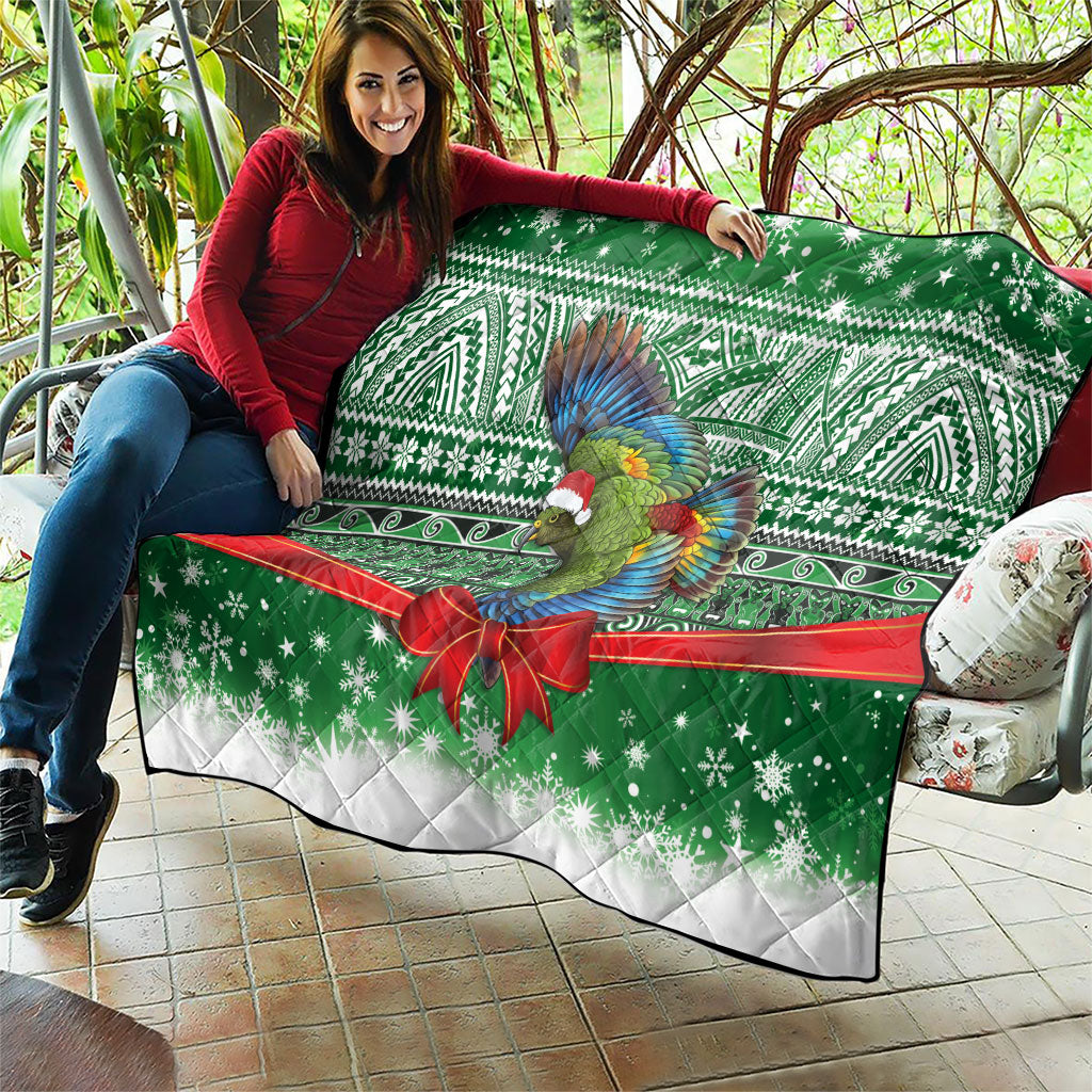 New Zealand Kea Bird Christmas Quilt Maori Inspired Knitted Patterns