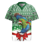 New Zealand Kea Bird Christmas Rugby Jersey Maori Inspired Knitted Patterns