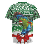 New Zealand Kea Bird Christmas Rugby Jersey Maori Inspired Knitted Patterns