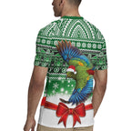 New Zealand Kea Bird Christmas Rugby Jersey Maori Inspired Knitted Patterns