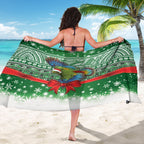 New Zealand Kea Bird Christmas Sarong Maori Inspired Knitted Patterns