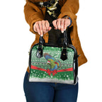 New Zealand Kea Bird Christmas Shoulder Handbag Maori Inspired Knitted Patterns