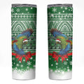 New Zealand Kea Bird Christmas Skinny Tumbler Maori Inspired Knitted Patterns