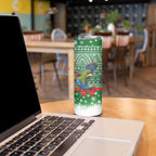 New Zealand Kea Bird Christmas Skinny Tumbler Maori Inspired Knitted Patterns