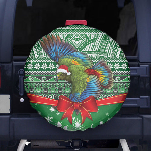 New Zealand Kea Bird Christmas Spare Tire Cover Maori Inspired Knitted Patterns