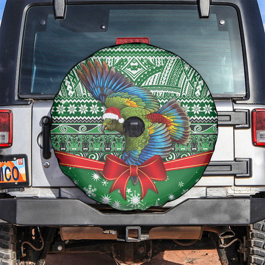 New Zealand Kea Bird Christmas Spare Tire Cover Maori Inspired Knitted Patterns