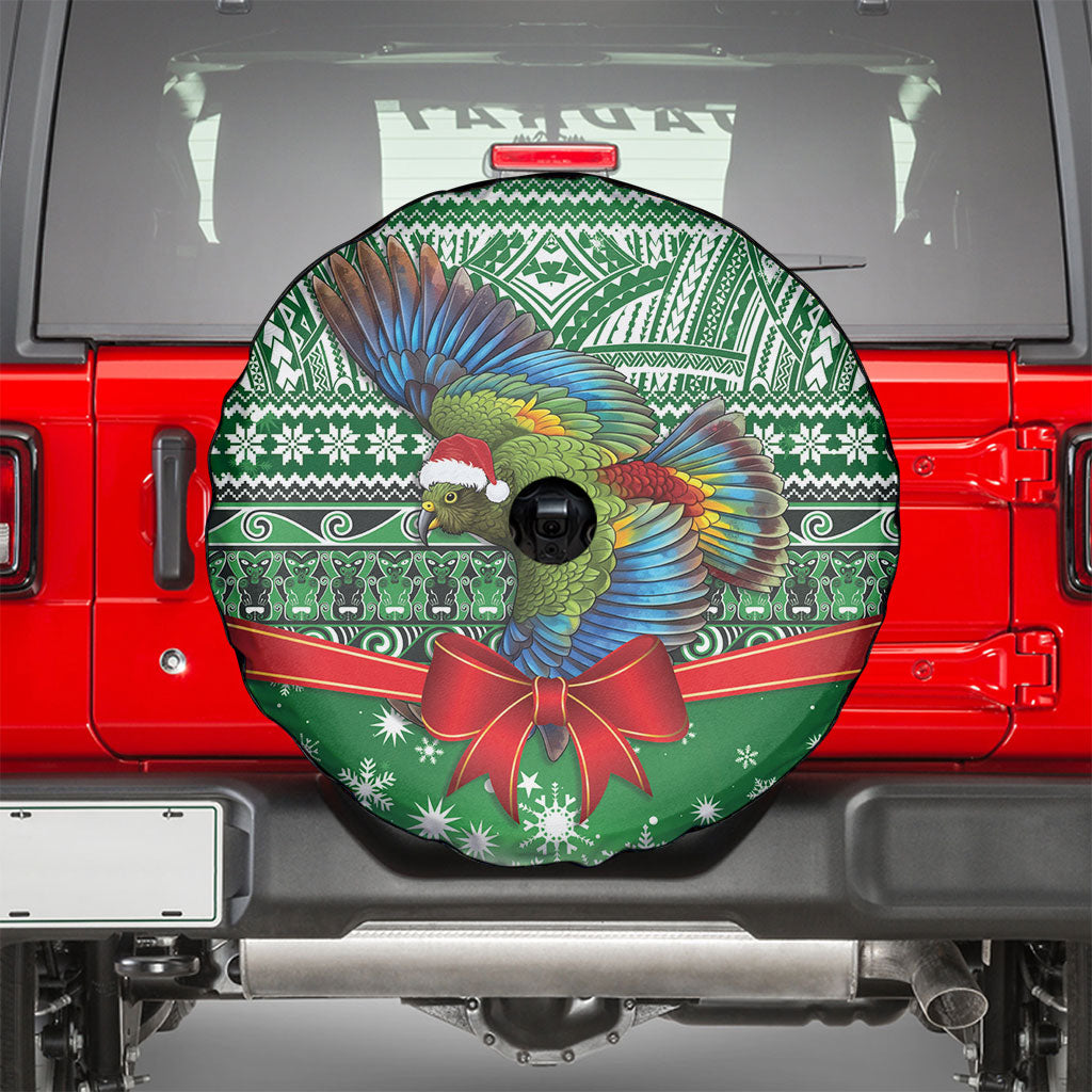 New Zealand Kea Bird Christmas Spare Tire Cover Maori Inspired Knitted Patterns