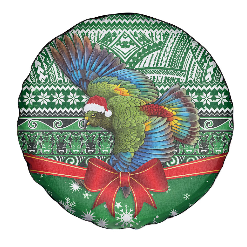 New Zealand Kea Bird Christmas Spare Tire Cover Maori Inspired Knitted Patterns