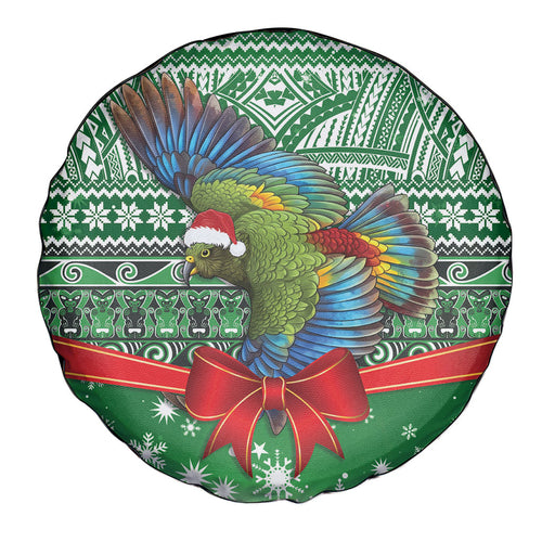 New Zealand Kea Bird Christmas Spare Tire Cover Maori Inspired Knitted Patterns