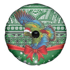New Zealand Kea Bird Christmas Spare Tire Cover Maori Inspired Knitted Patterns