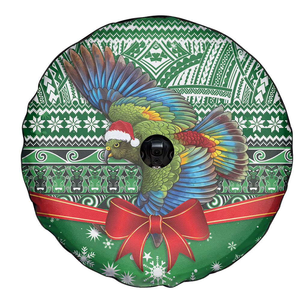 New Zealand Kea Bird Christmas Spare Tire Cover Maori Inspired Knitted Patterns