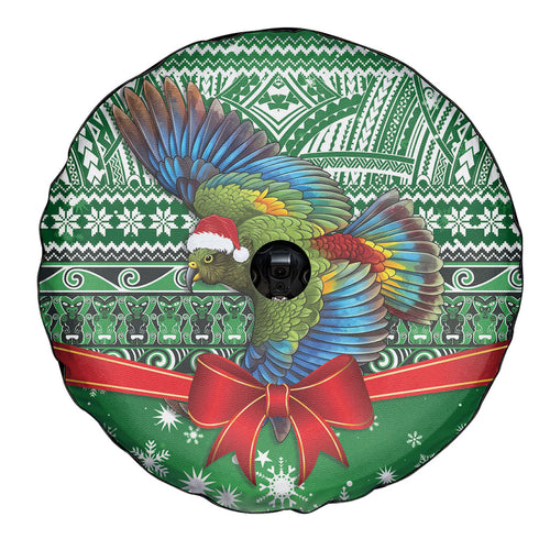New Zealand Kea Bird Christmas Spare Tire Cover Maori Inspired Knitted Patterns