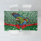 New Zealand Kea Bird Christmas Tablecloth Maori Inspired Knitted Patterns