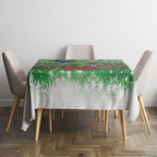 New Zealand Kea Bird Christmas Tablecloth Maori Inspired Knitted Patterns