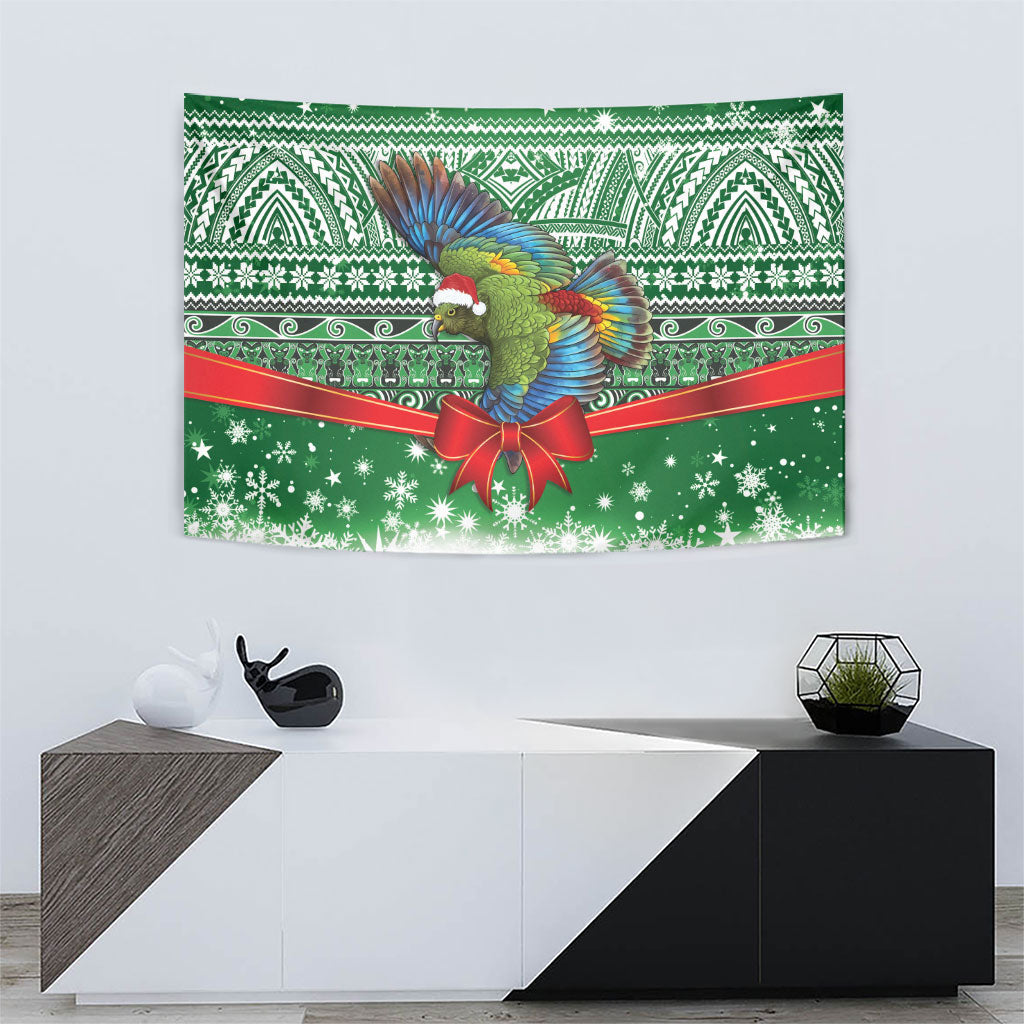 New Zealand Kea Bird Christmas Tapestry Maori Inspired Knitted Patterns