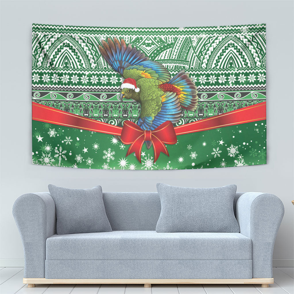 New Zealand Kea Bird Christmas Tapestry Maori Inspired Knitted Patterns