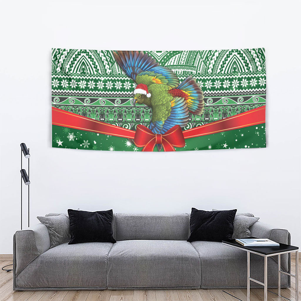 New Zealand Kea Bird Christmas Tapestry Maori Inspired Knitted Patterns
