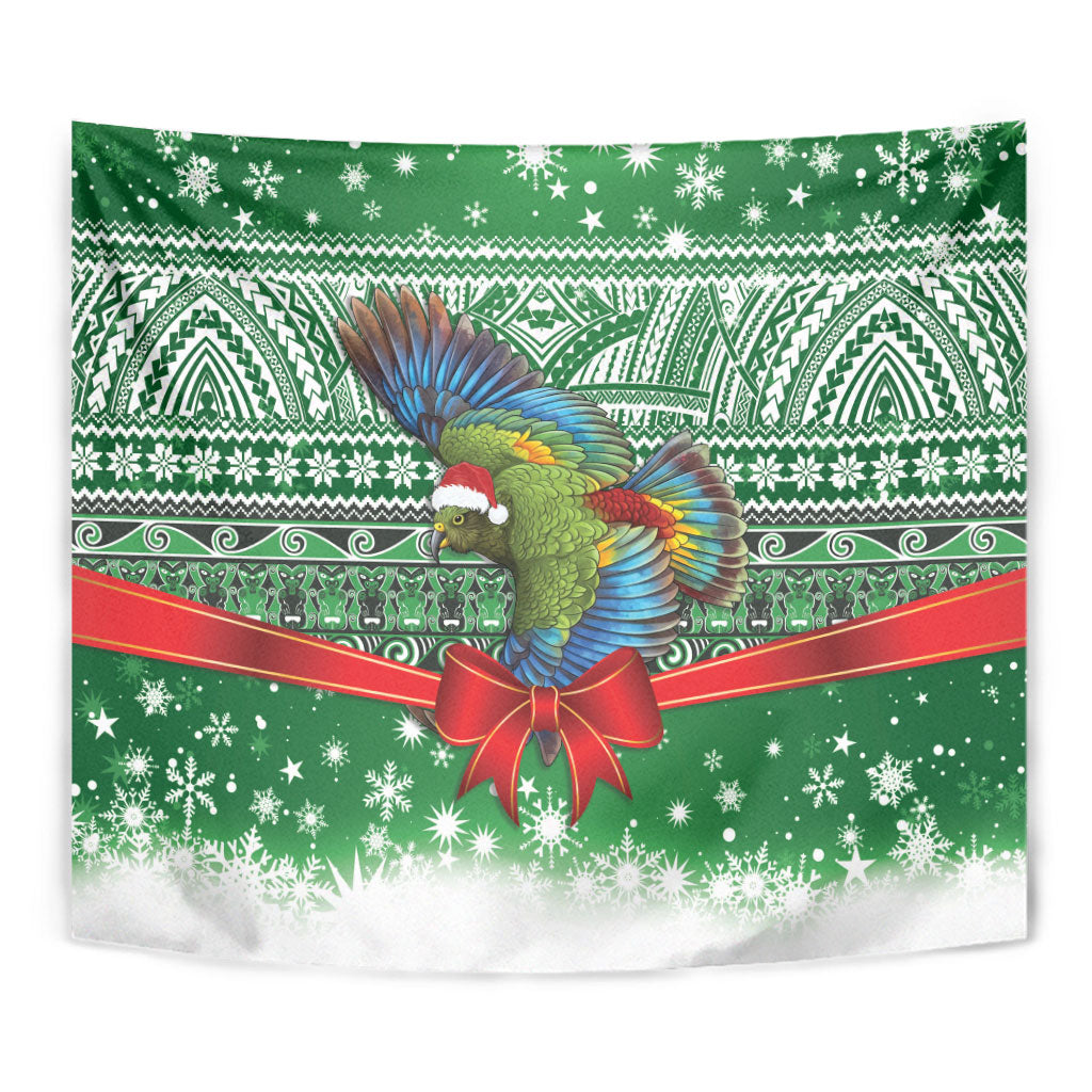 New Zealand Kea Bird Christmas Tapestry Maori Inspired Knitted Patterns