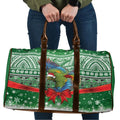 New Zealand Kea Bird Christmas Travel Bag Maori Inspired Knitted Patterns