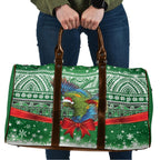 New Zealand Kea Bird Christmas Travel Bag Maori Inspired Knitted Patterns