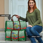 New Zealand Kea Bird Christmas Travel Bag Maori Inspired Knitted Patterns
