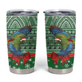 New Zealand Kea Bird Christmas Tumbler Cup Maori Inspired Knitted Patterns
