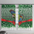 New Zealand Kea Bird Christmas Window Curtain Maori Inspired Knitted Patterns