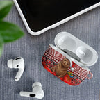 New Zealand Kekeno Seal Christmas AirPods Case Maori Inspired Knitted Patterns