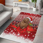 New Zealand Kekeno Seal Christmas Area Rug Maori Inspired Knitted Patterns