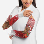 New Zealand Kekeno Seal Christmas Arm Sleeves Maori Inspired Knitted Patterns