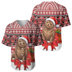 New Zealand Kekeno Seal Christmas Baseball Jersey Maori Inspired Knitted Patterns