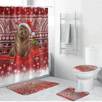 New Zealand Kekeno Seal Christmas Bathroom Set Maori Inspired Knitted Patterns