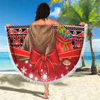 New Zealand Kekeno Seal Christmas Beach Blanket Maori Inspired Knitted Patterns