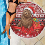 New Zealand Kekeno Seal Christmas Beach Blanket Maori Inspired Knitted Patterns