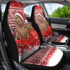 New Zealand Kekeno Seal Christmas Car Seat Cover Maori Inspired Knitted Patterns