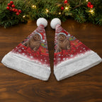 New Zealand Kekeno Seal Christmas Santa Hat Maori Inspired Knitted Patterns