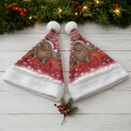 New Zealand Kekeno Seal Christmas Santa Hat Maori Inspired Knitted Patterns