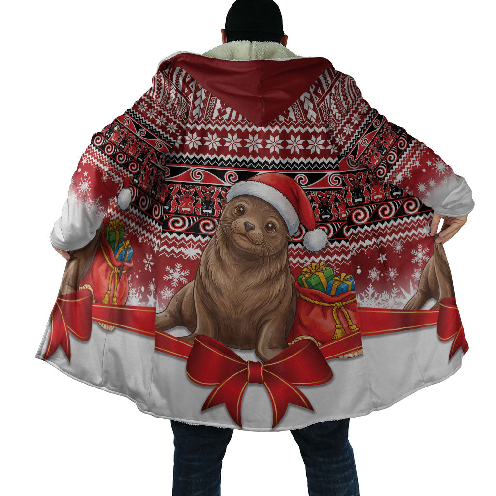 New Zealand Kekeno Seal Christmas Cloak Maori Inspired Knitted Patterns