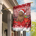 New Zealand Kekeno Seal Christmas Garden Flag Maori Inspired Knitted Patterns