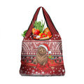 New Zealand Kekeno Seal Christmas Grocery Bag Maori Inspired Knitted Patterns