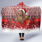 New Zealand Kekeno Seal Christmas Hooded Blanket Maori Inspired Knitted Patterns