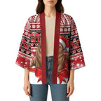 New Zealand Kekeno Seal Christmas Kimono Maori Inspired Knitted Patterns