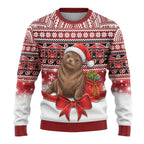 New Zealand Kekeno Seal Christmas Ugly Christmas Sweater Maori Inspired Knitted Patterns