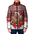 New Zealand Kekeno Seal Christmas Padded Jacket Maori Inspired Knitted Patterns
